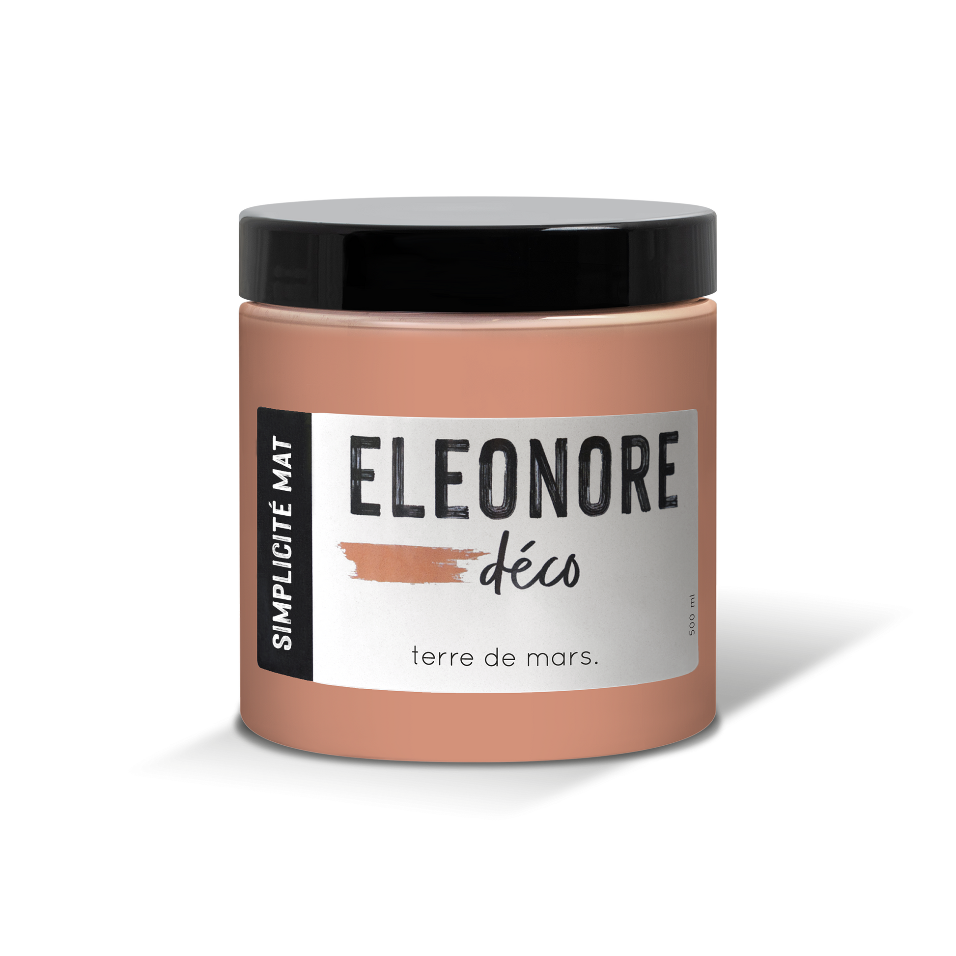 Peinture meuble Simplicité Mat 500ml couleur Terre de mars – Eléonore Déco.