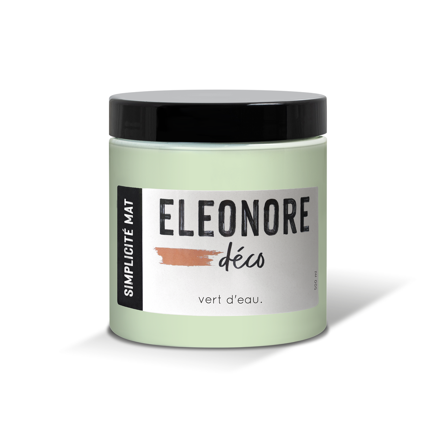 Peinture meuble Simplicité Mat 500ml couleur Vert d eau – Eléonore Déco.