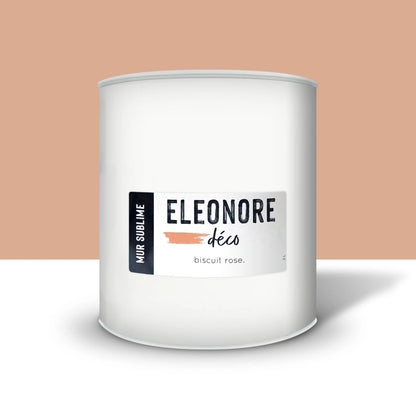 Peinture murale Mur Sublime 2L couleur Biscuit rose – Eléonore Déco.