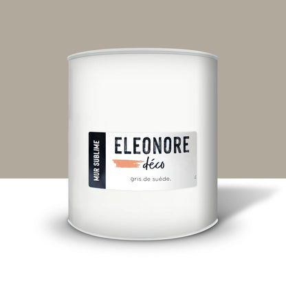 Peinture murale Mur Sublime 2L couleur Gris de suède – Eléonore Déco.