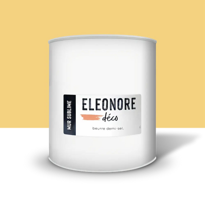 Peinture murale Mur Sublime 2L couleur jaune Beurre demi-sel – Eléonore Déco
