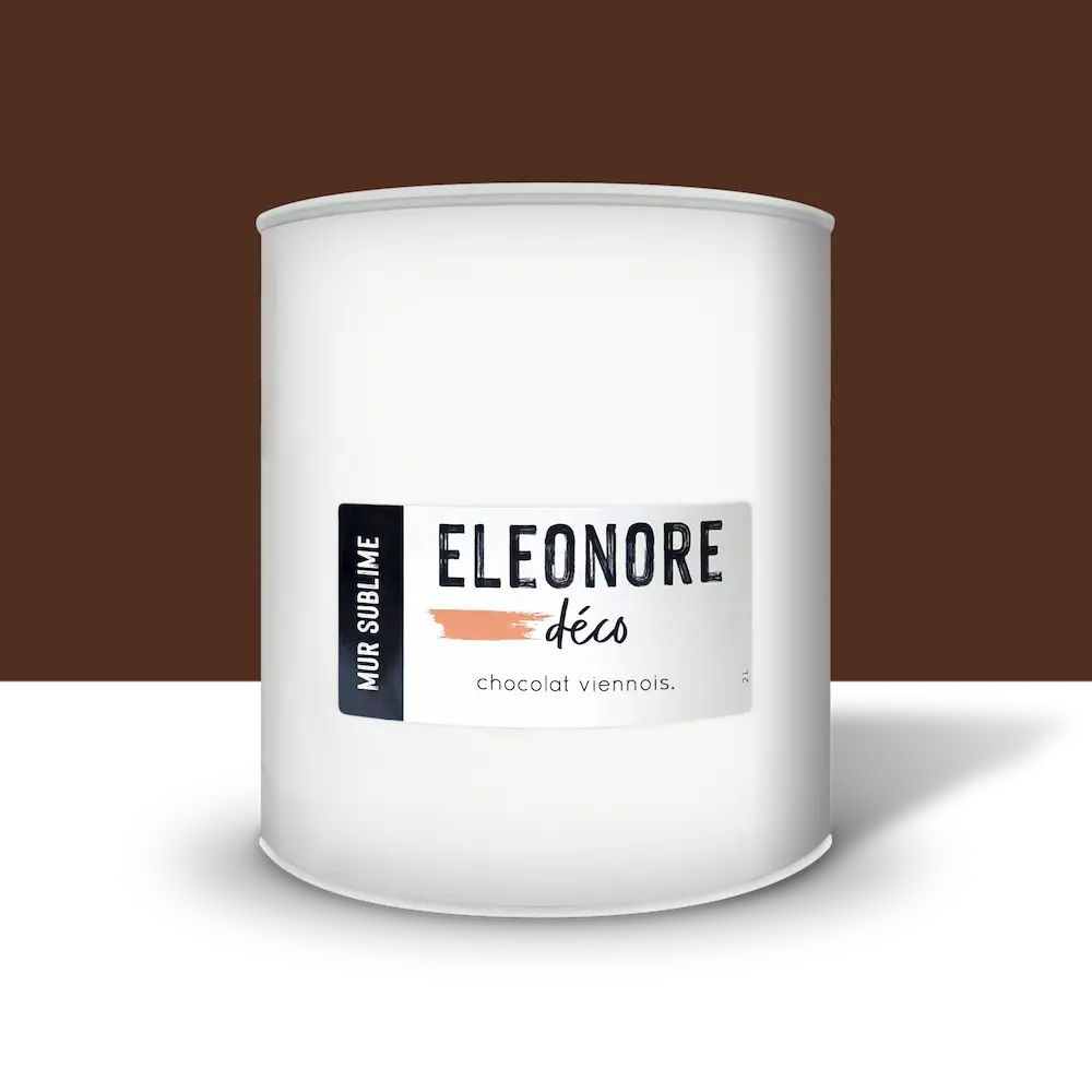 Peinture murale Mur Sublime 2L couleur marron Chocolat viennois – Eléonore Déco