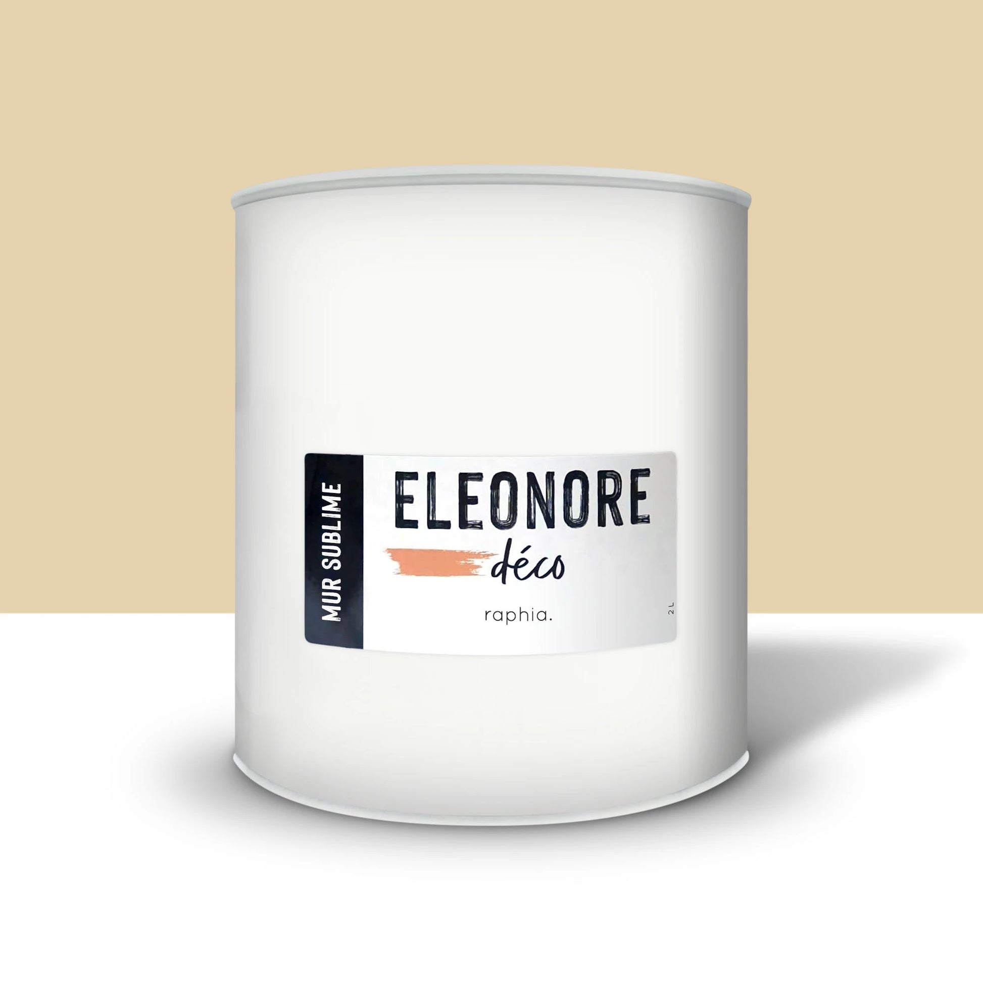 Peinture murale Mur Sublime 2L couleur Raphia – Eléonore Déco.