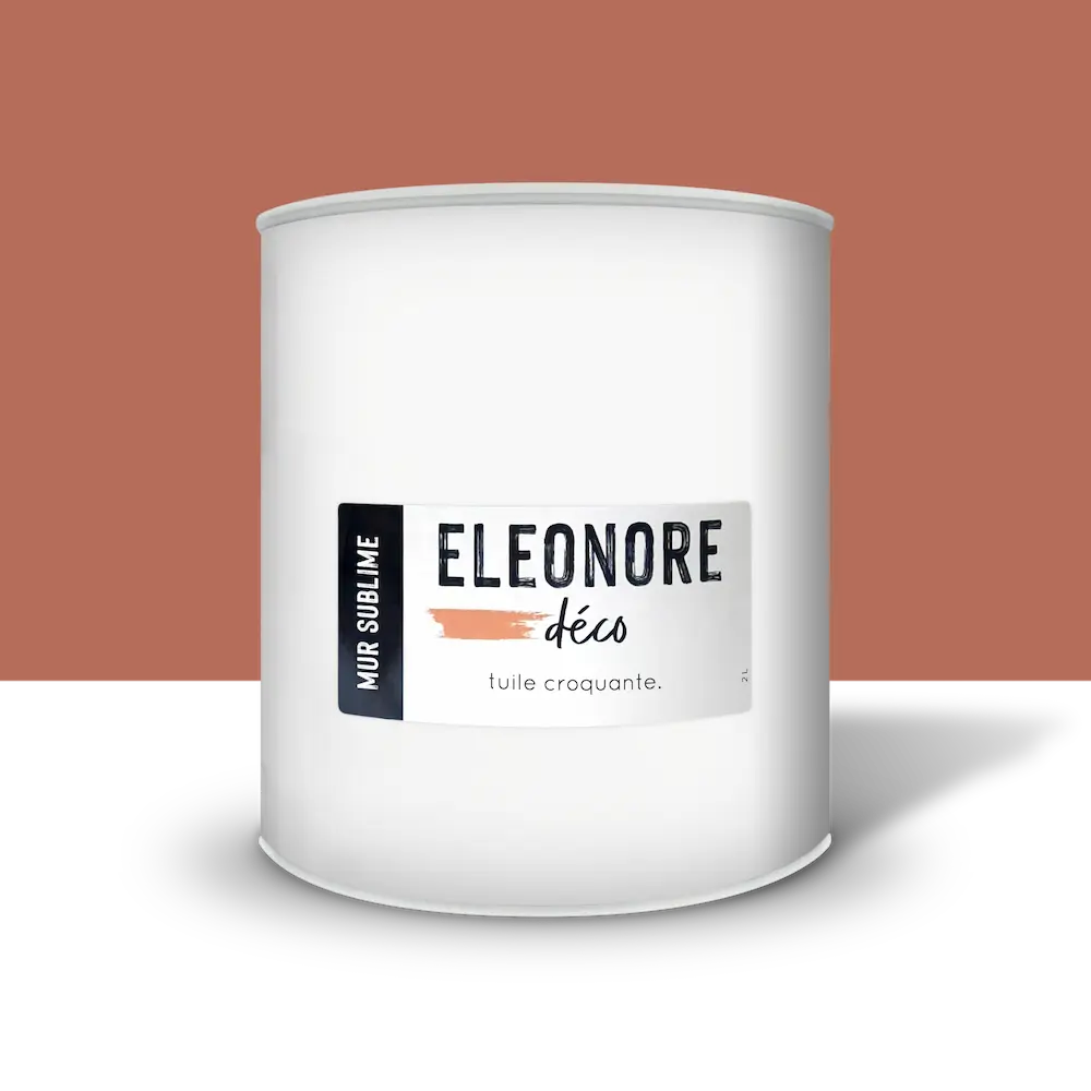 Peinture murale Mur Sublime 2L couleur rose Tuile croquante – Eléonore Déco
