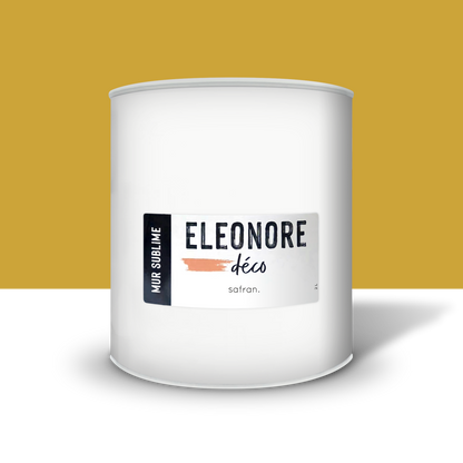 Peinture Mur Couleur jaune Safran