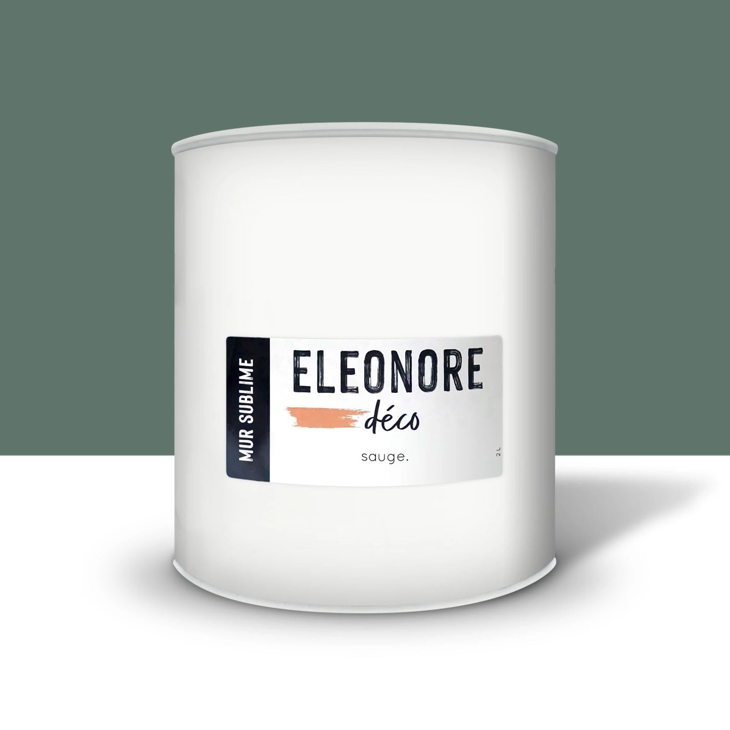 Peinture murale Mur Sublime 2L couleur Sauge – Eléonore Déco.