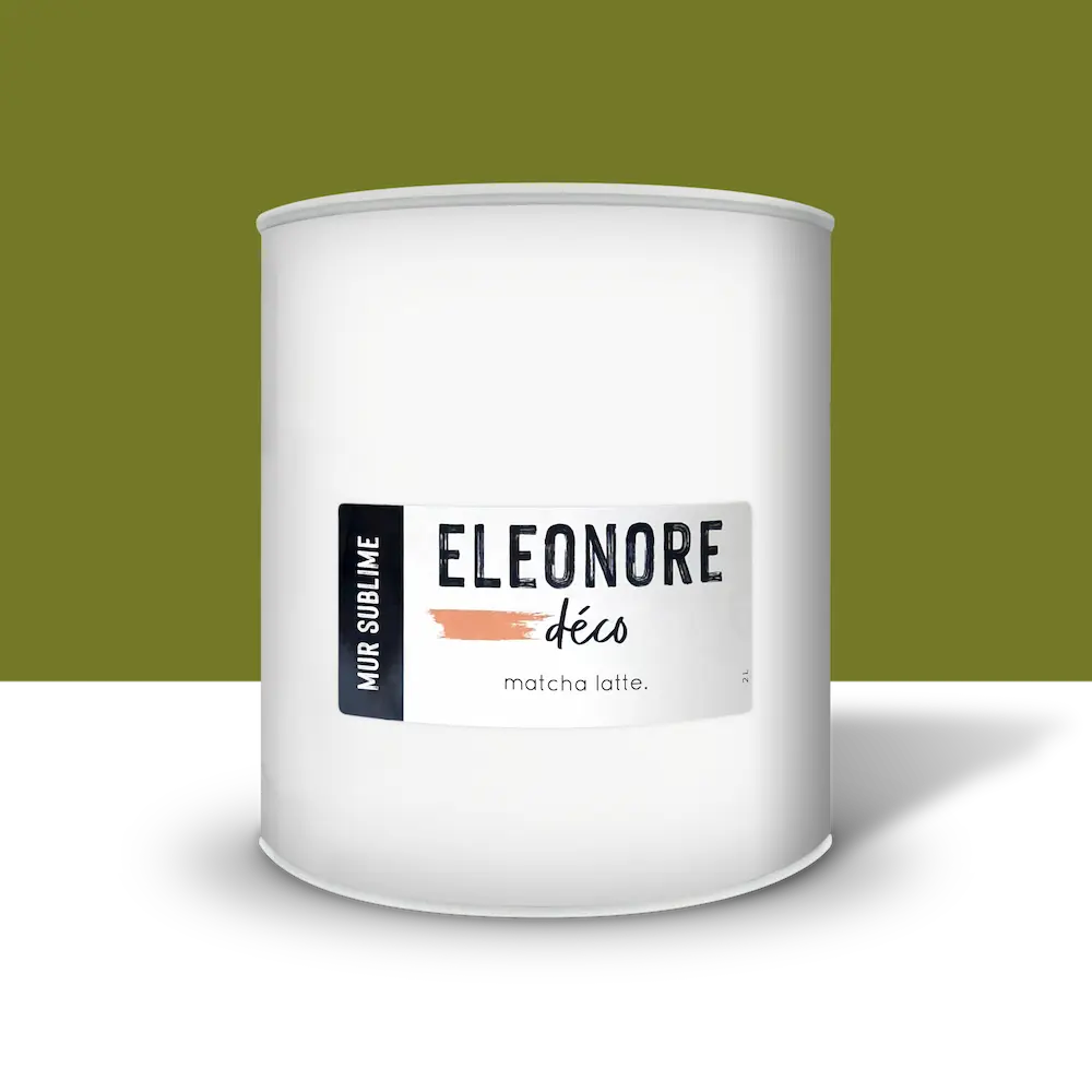 Peinture murale Mur Sublime 2L couleur vert Matcha latte – Eléonore Déco