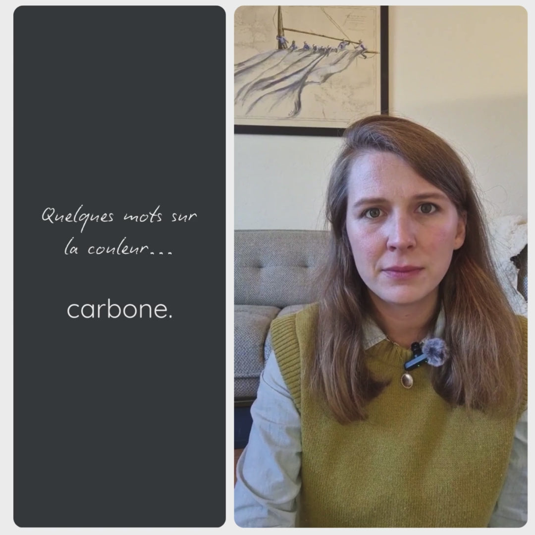 Vidéo présentant la couleur Carbone – peinture Eléonore Déco.