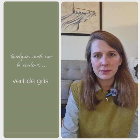 Vidéo présentant la couleur Vert de gris – peinture Eléonore Déco.