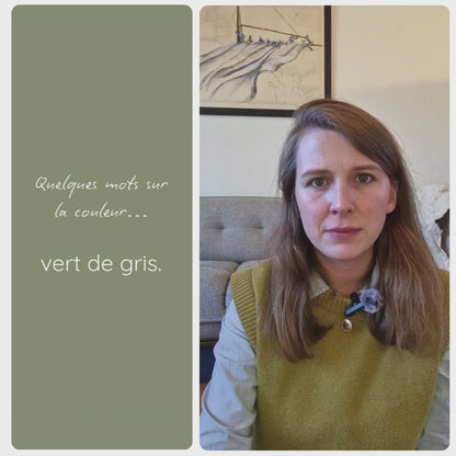 Vidéo présentant la couleur Vert de gris – peinture Eléonore Déco.