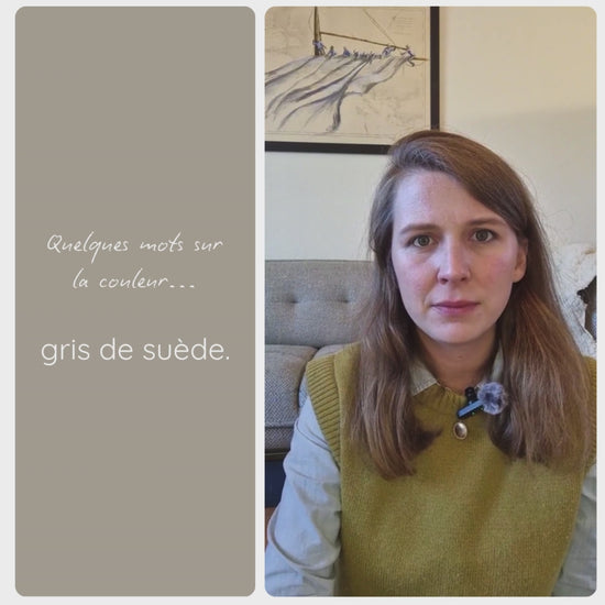 Vidéo présentant la couleur Gris de suède – peinture Eléonore Déco.