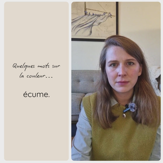 Vidéo présentant la couleur Écume – peinture Eléonore Déco.