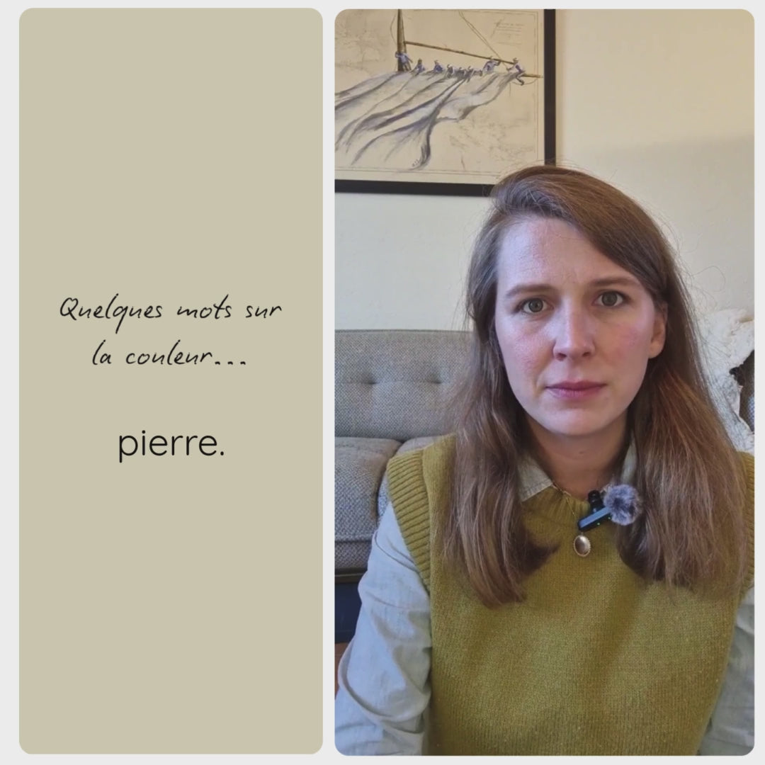 Vidéo présentant la couleur Pierre – peinture Eléonore Déco.