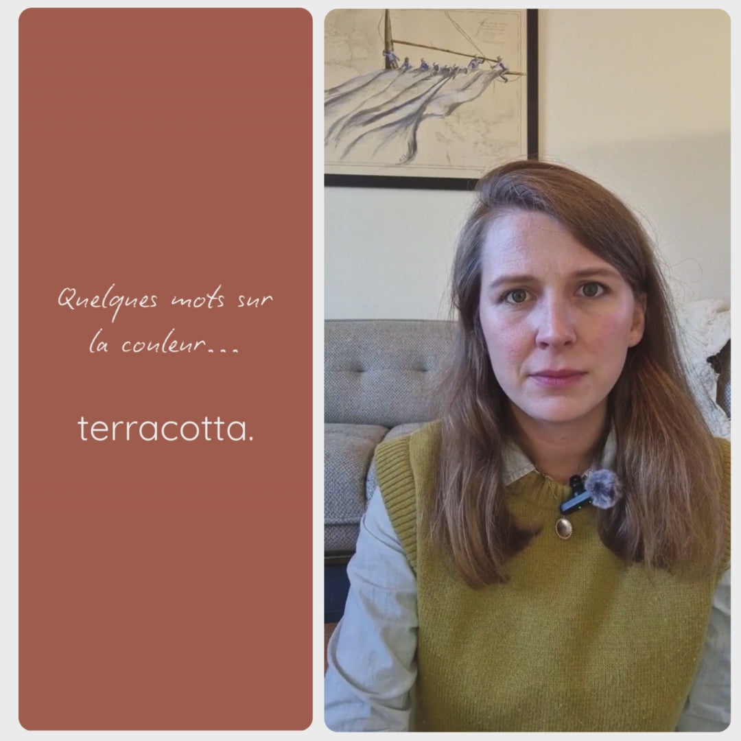 Vidéo présentant la couleur Terracotta – peinture Eléonore Déco.