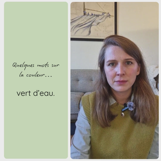 Vidéo présentant la couleur Vert d'eau – peinture Eléonore Déco.