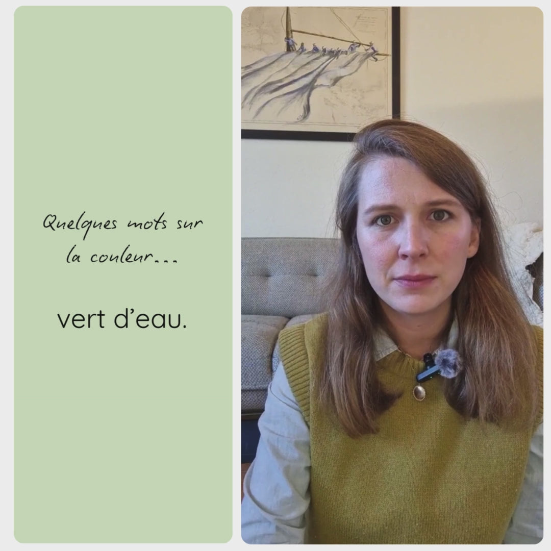 Vidéo présentant la couleur Vert d'eau – peinture Eléonore Déco.