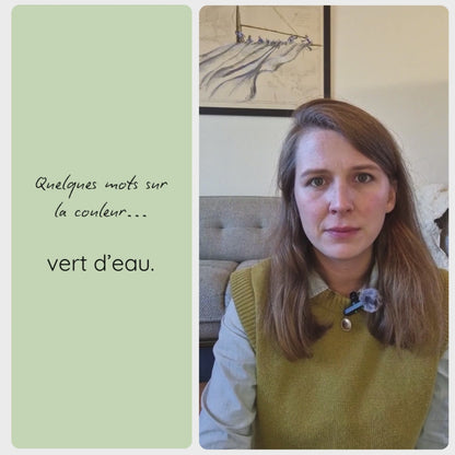 Vidéo présentant la couleur Vert d'eau – peinture Eléonore Déco.