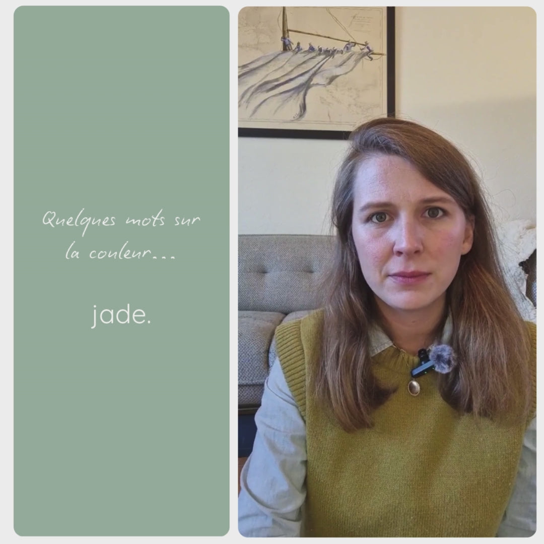 Vidéo présentant la couleur Jade – peinture Eléonore Déco.