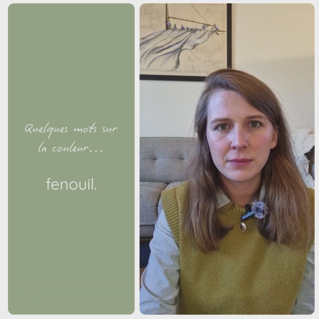 Vidéo présentant la couleur Fenouil – peinture Eléonore Déco.