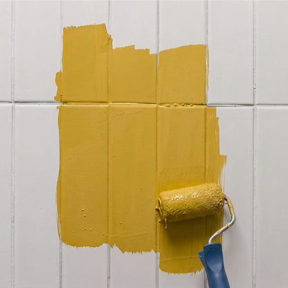 Peinture pour carrelage Éléonore Déco, couleur Safran.